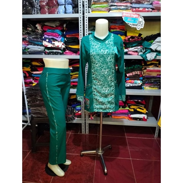 KODE S8U9 terima jahit seragam senam PKK baju batik PKK senam pkk seragam pkk muslimah grup pkk olah