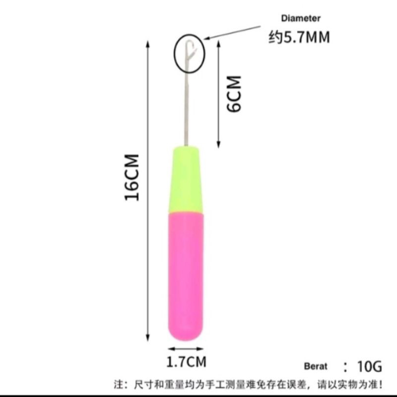 jarum sulam jarum rajut hokpen jarum sambung rambut