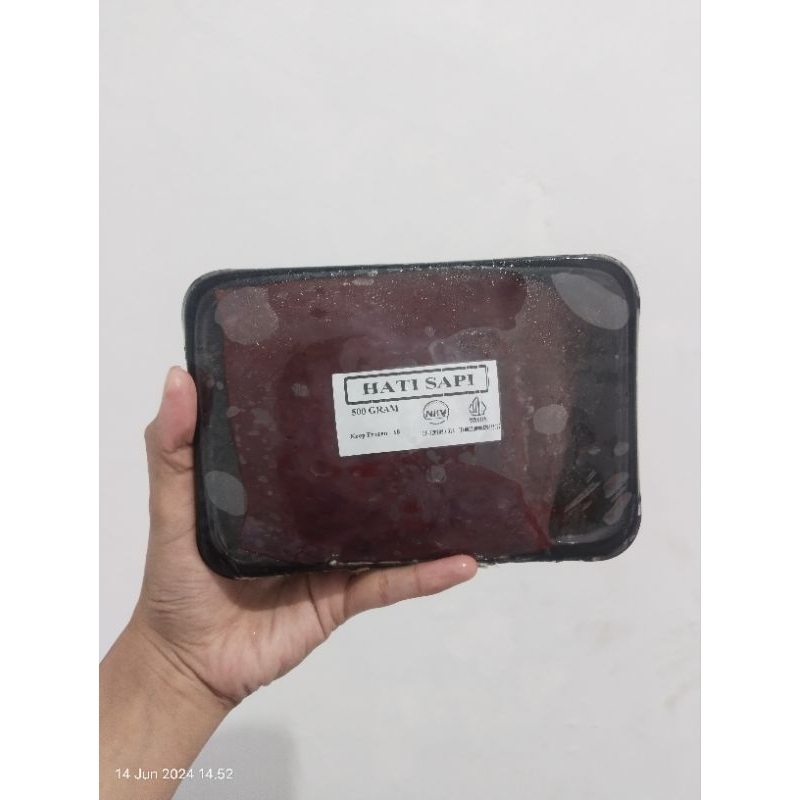 

Hati sapi super 500gr