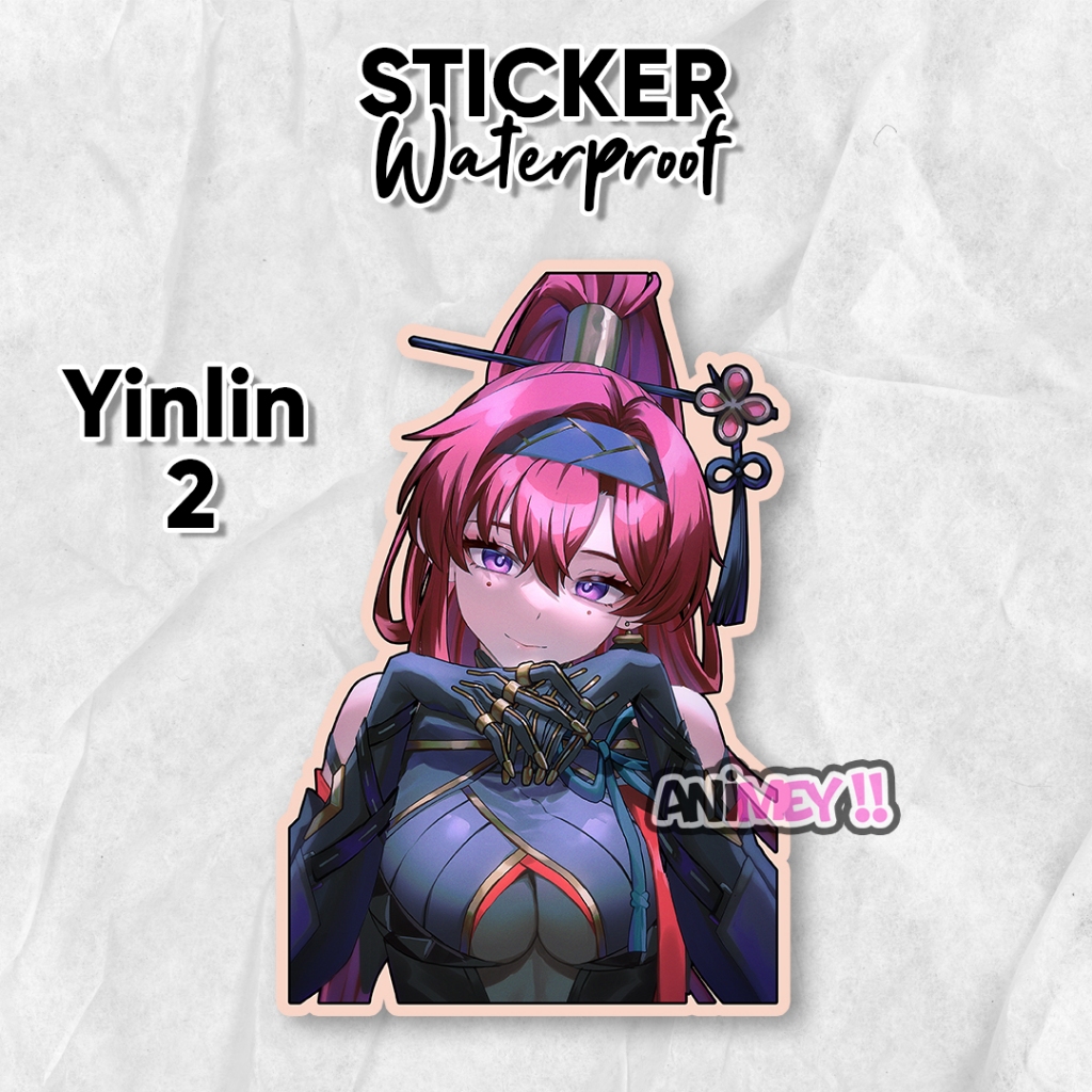 

Stiker Yinlin Wuthering Waves / Sticker Anime Waterproof