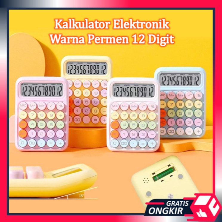 

Gratis Ongkir 6187 Kalkulator Elektronik Warna Permen 12 Digit Kalkulator Dopamin 12 Digit d V6H3