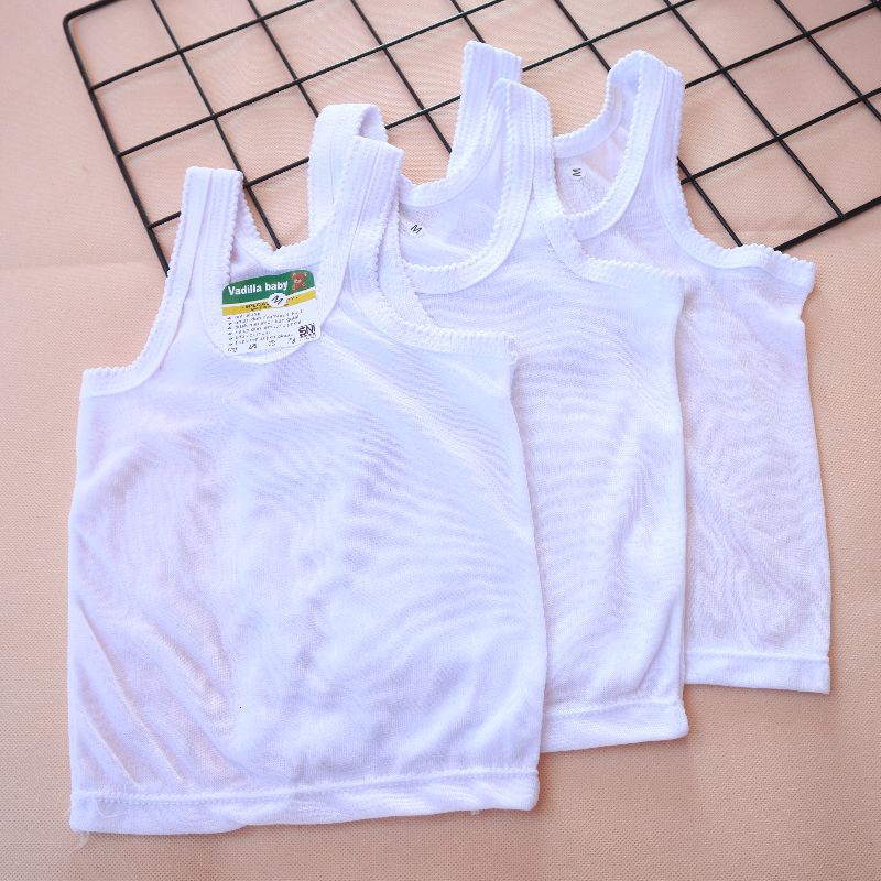 6 Pcs Singlet anak dan bayi / Kaos dalam anak dan bayi baru lahir/ Kaos Kutang