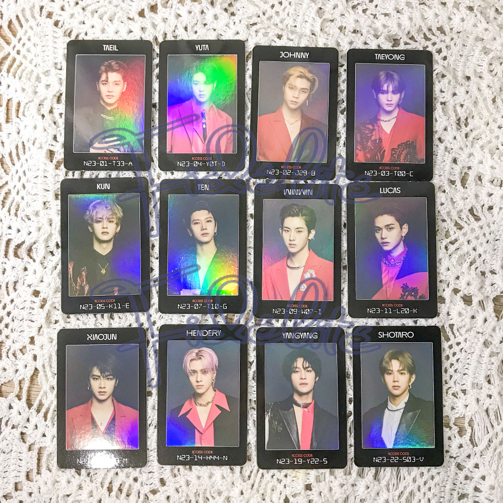 AC ACCESS CARD PHOTOCARD PC Taeyong Taeil Johnny Yuta Kun Ten Winwin Xiaojun Hendery Lucas Shotaro Y