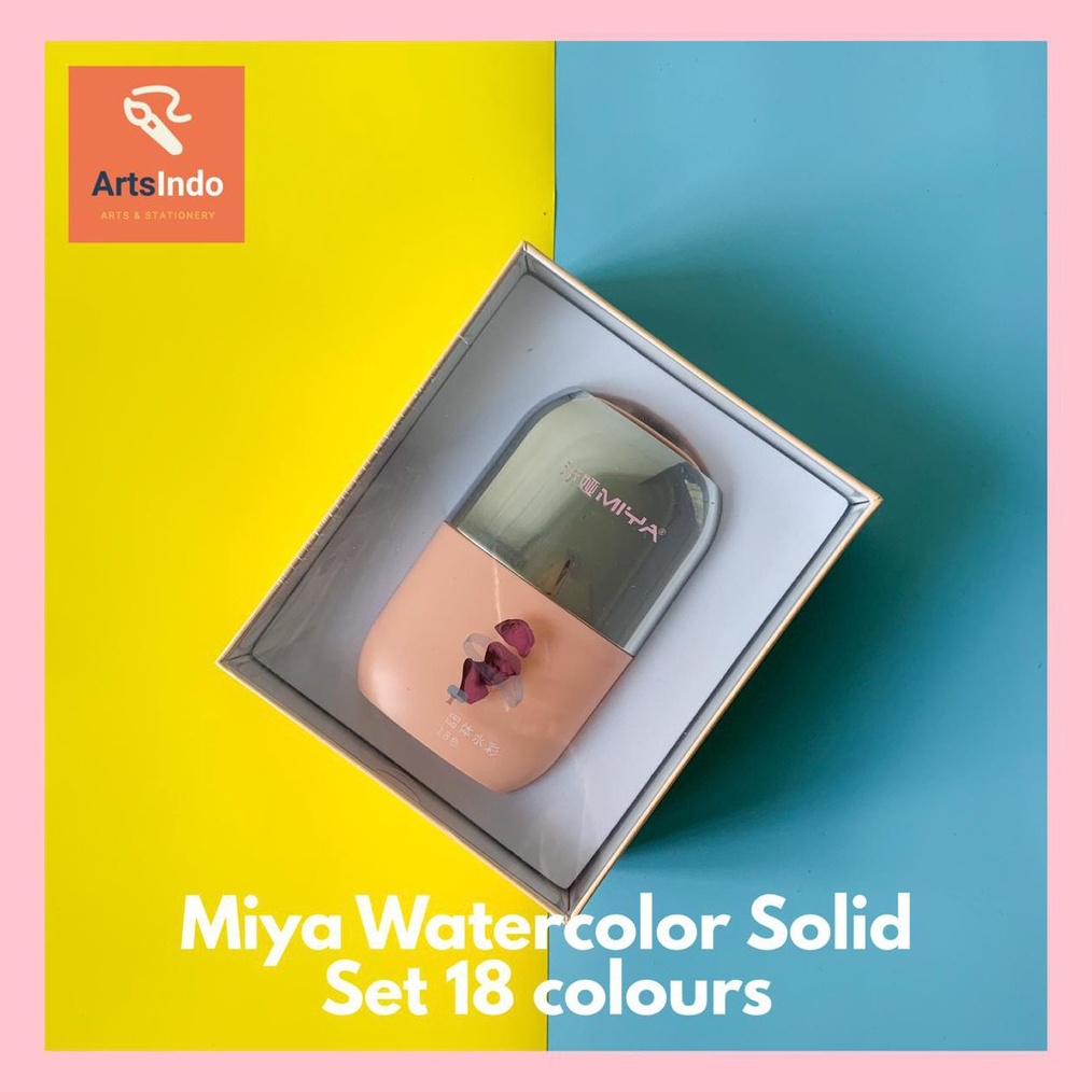 

Miya Solid Watercolor Paint Cat Air Set 18 Colors q A7C4
