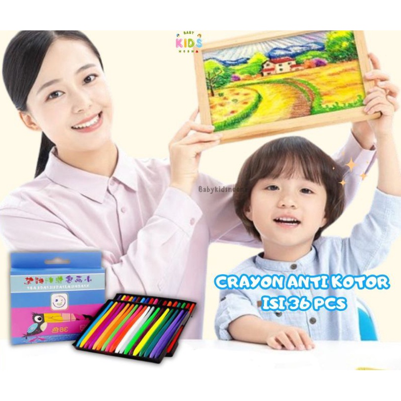 

KODE O3L9 High Quality Crayon Lab Non Toxic Crayon Triangular Crayon Lab Triangle Crayon Plastik Anti Kotor