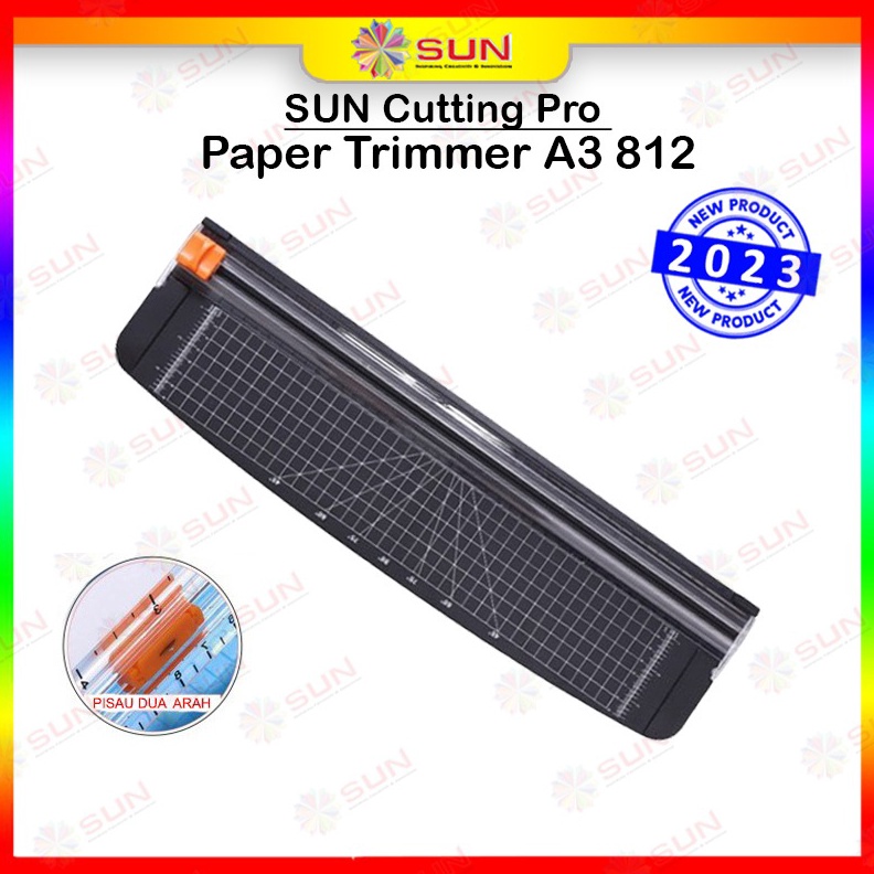 

Alat Potong Kertas Paper Cutter Paper Trimmer 812 A3 Bisa potong ukuran A3 Vertkal A4 A5 A6 atau lebih kecil s K4I3