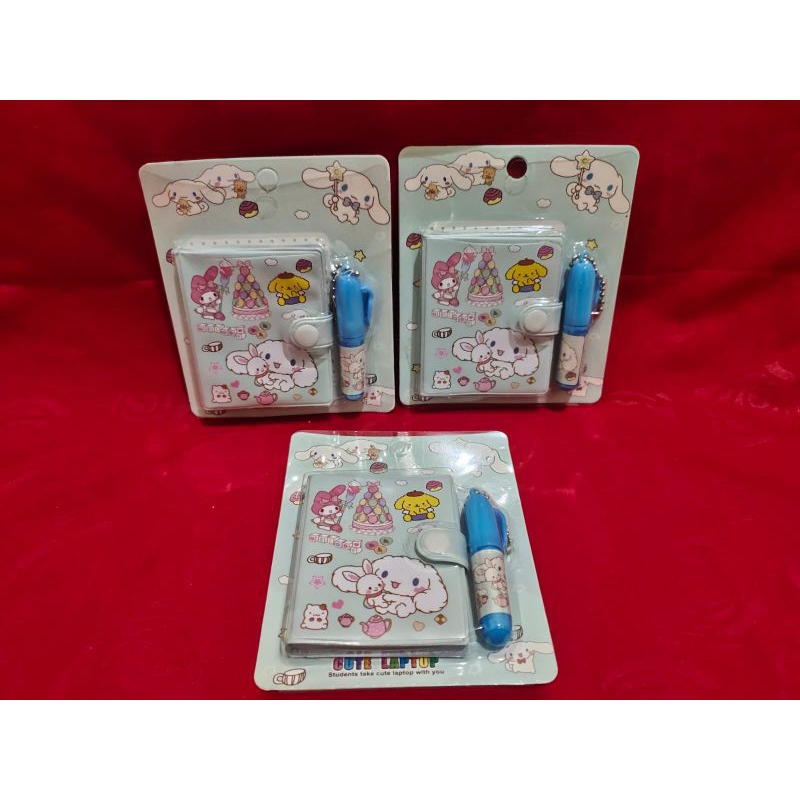 

BUKU CATATAN MOTIF KARAKTER / MEMO DIARY + PULPEN / NOTEBOOK KANCING + PEN MOTIF FANCY