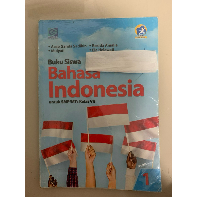 

buku bekas bahasa indonesia smp 1 kelas 7 edisi revisi k13 grafindo