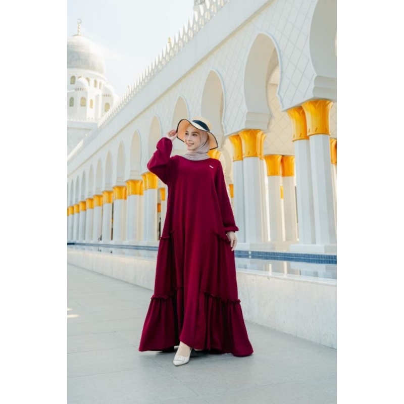 GAMIS PREMIUM AZURA premium ori dari ENCEKA