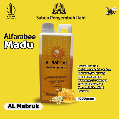 

Alfarabee - Madu Al Mabruk Natural Alami 100% Asli Tanpa Campuran Murni Untuk Kesehatan BPOM