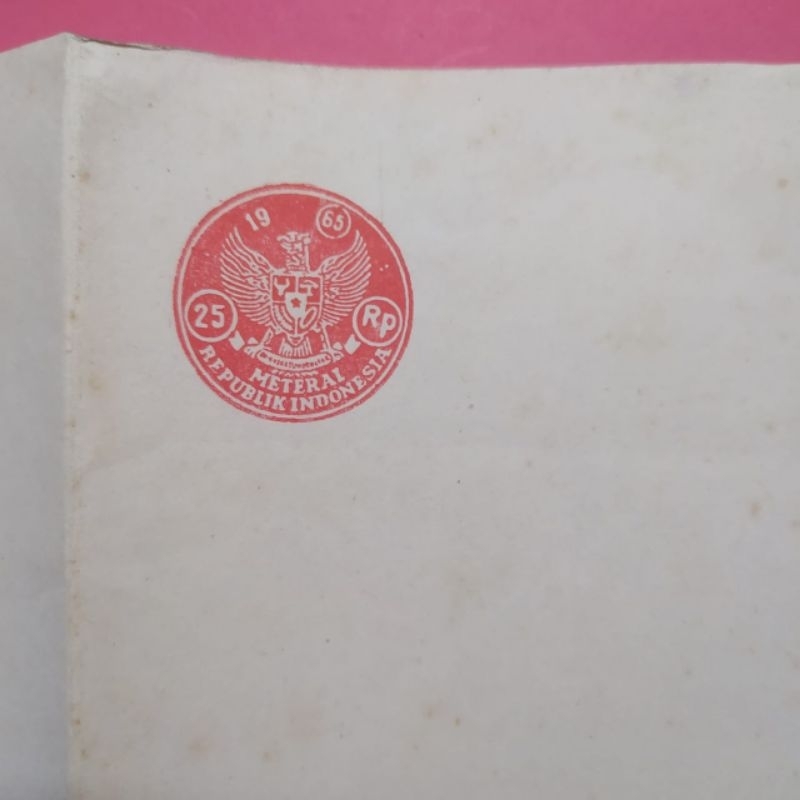 

Kertas Segel Rp 25 Tahun 1965 Dobel Murah Apa Adanya