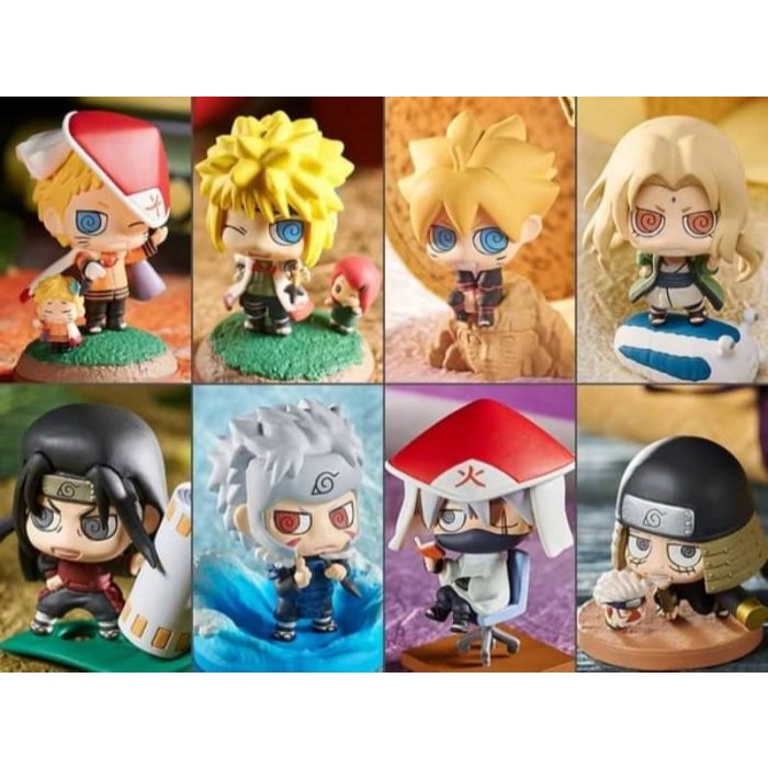 Figure Hokage Set 8Pc Figure Minato Hashirama Tsunade Boruto Figure Naruto Sasuke LIMITED EDITION