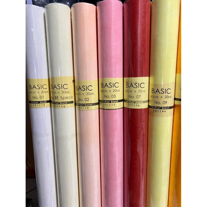 

PAPER TISSUE ROLL 20 METER/ KERTAS TISSUE TERMURAH / FLOWER WRAPPING/ PEMBUNGKUS BUNGA / HANDCRAFT / BUKET BUNGA / FLOWER BOUQUET