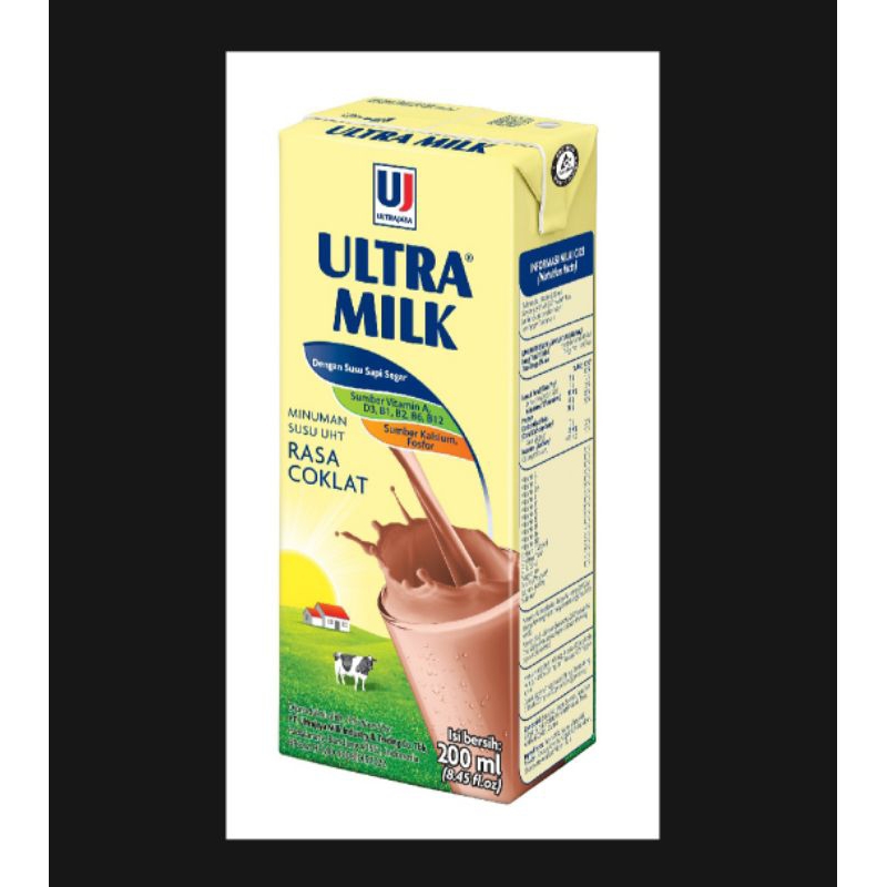 

Susu Ultramilk UHT Rasa Coklat 200ml Eceran Murah