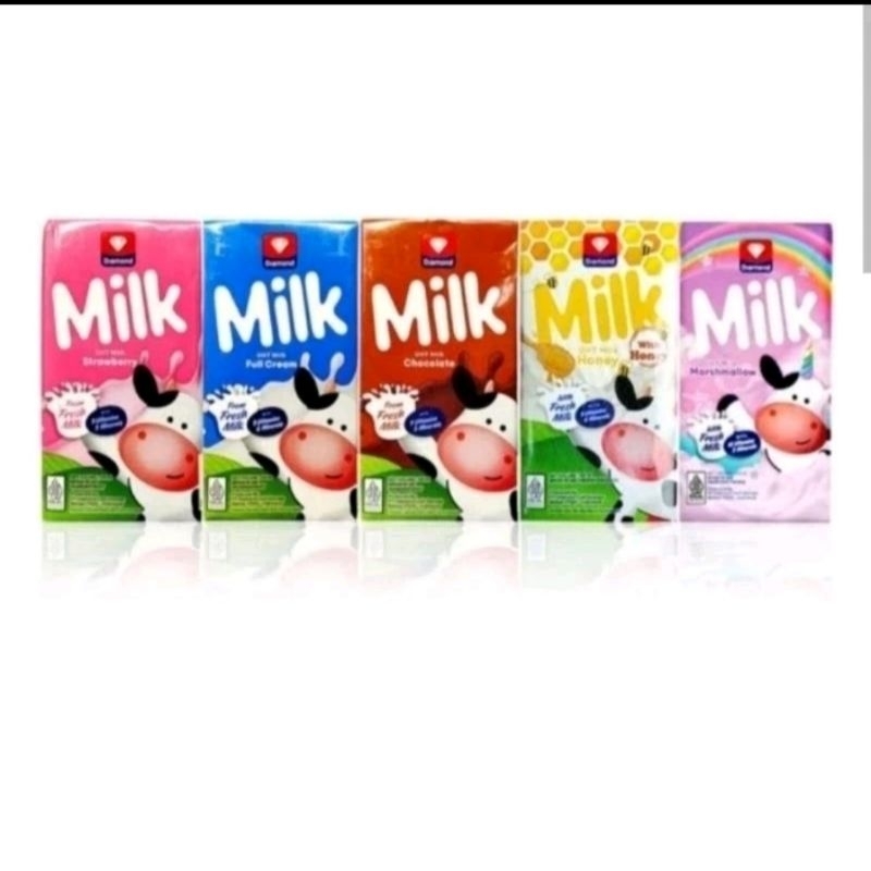 

DIAMOND SUSU UHT DIAMONDMILK 125 ML 1 DUS ISI 40 EXPEDISI SAMEDAY INSTANT