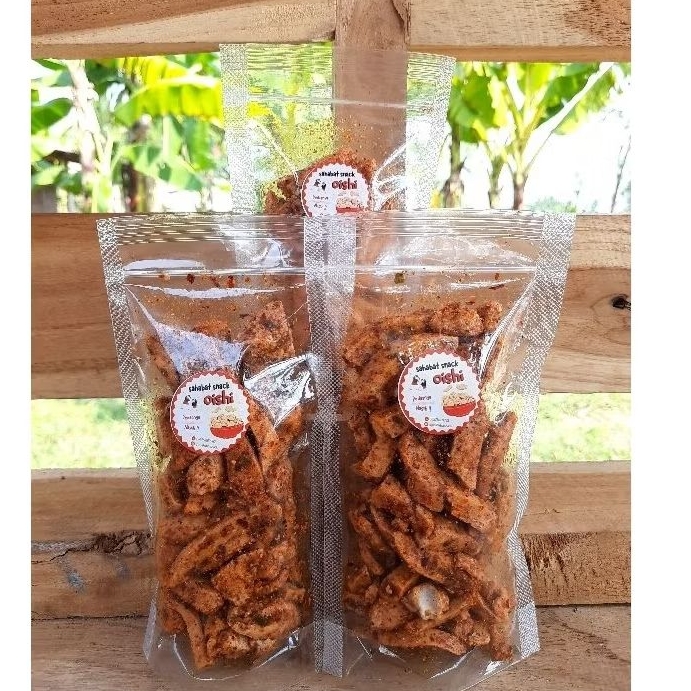 

Basreng Pedas daun jeruk