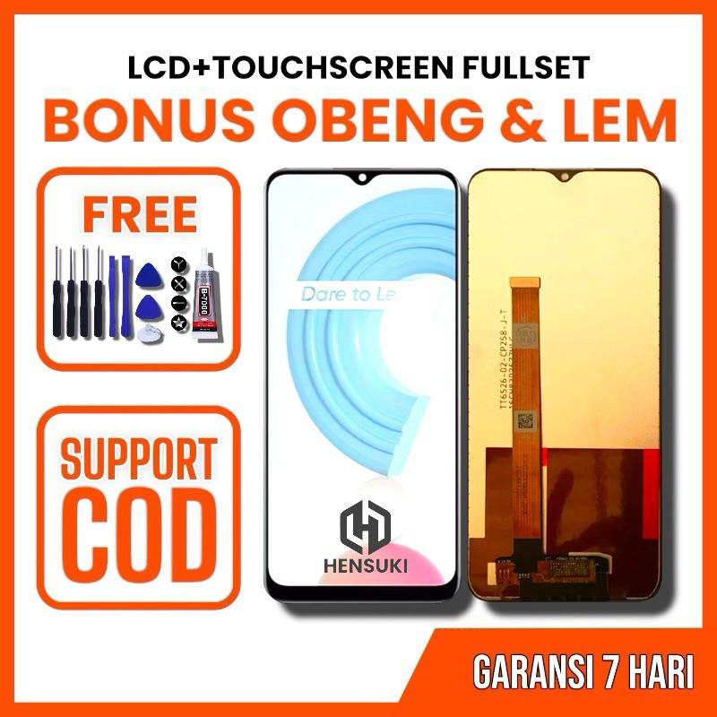 【ORIGINAL】LCD OPPO REALME C21Y / REALME C25Y LAYAR LCD FULLSET TOUCHSCREEN ASLI LAYAR HP ORI NEW