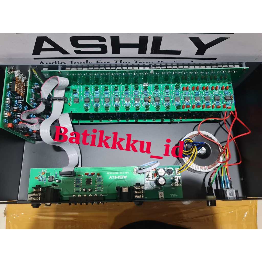 Equalizer Ashly Gqx 3102 Makro Gqx3102 Ic Full Makro 2 X 31 Ch 3U Graphic Equalizer