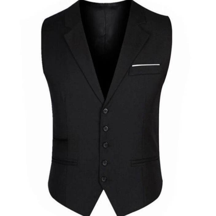 KF7 Rompi Jas Pria  Vest Formal Pria Berkerah