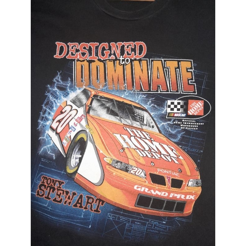 RARE VINTAGE 90's TONY STEWART KAOS NASCAR