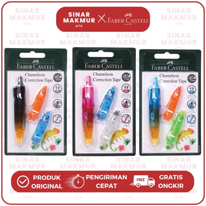 

KODE X5Q2 Correction TapeTipex Kertas Chameleon Refill FABER CASTELL SET