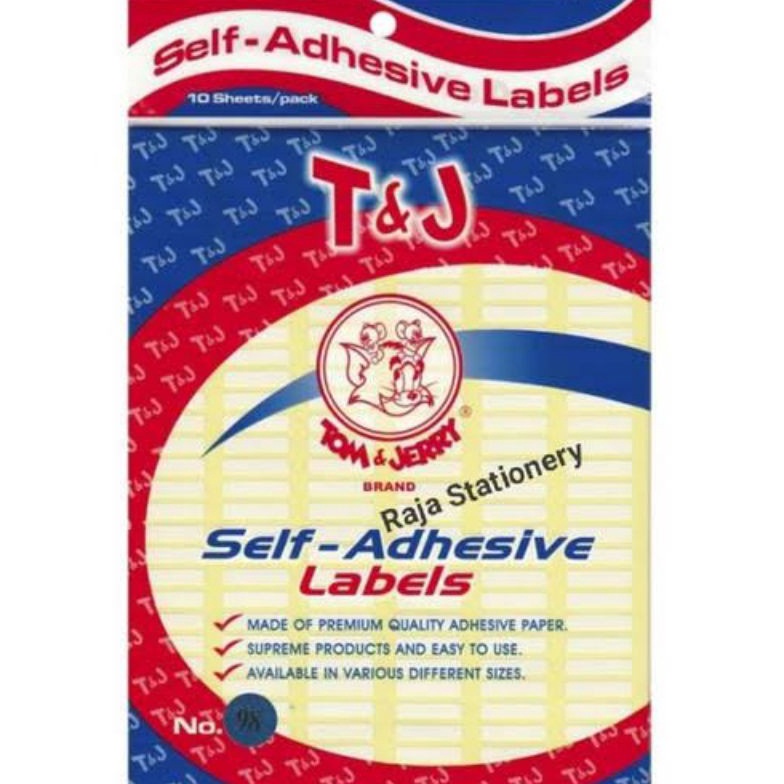 

FASH SALE Label Stiker Nama Tom Jerry No 98 TJ
