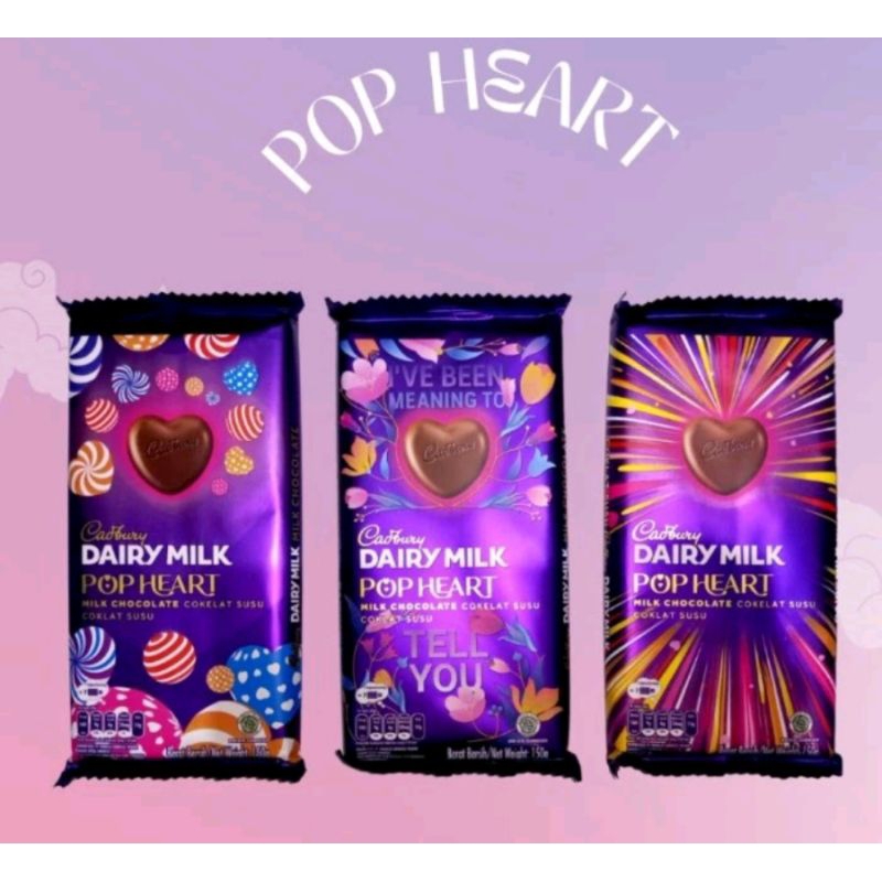 

cadbury 150gr pop heart