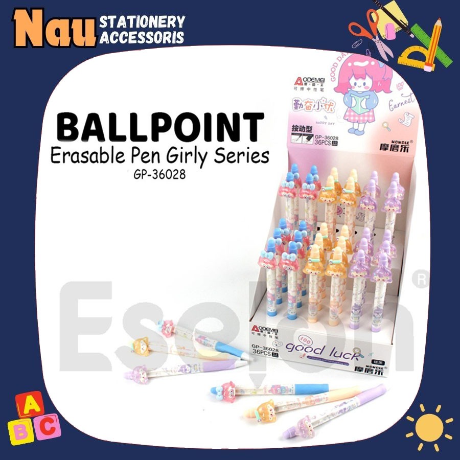 

Bulpen bisa dihapus 1 pcs Girly SERIES / 1pcs Pulpen Hapus Cetek Kepala / 1buah Pulpen Cetek Hapus Karakter