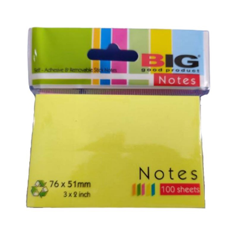 

BIG DISCOUNT Sticky Notes 3 x 2 inchi BIG