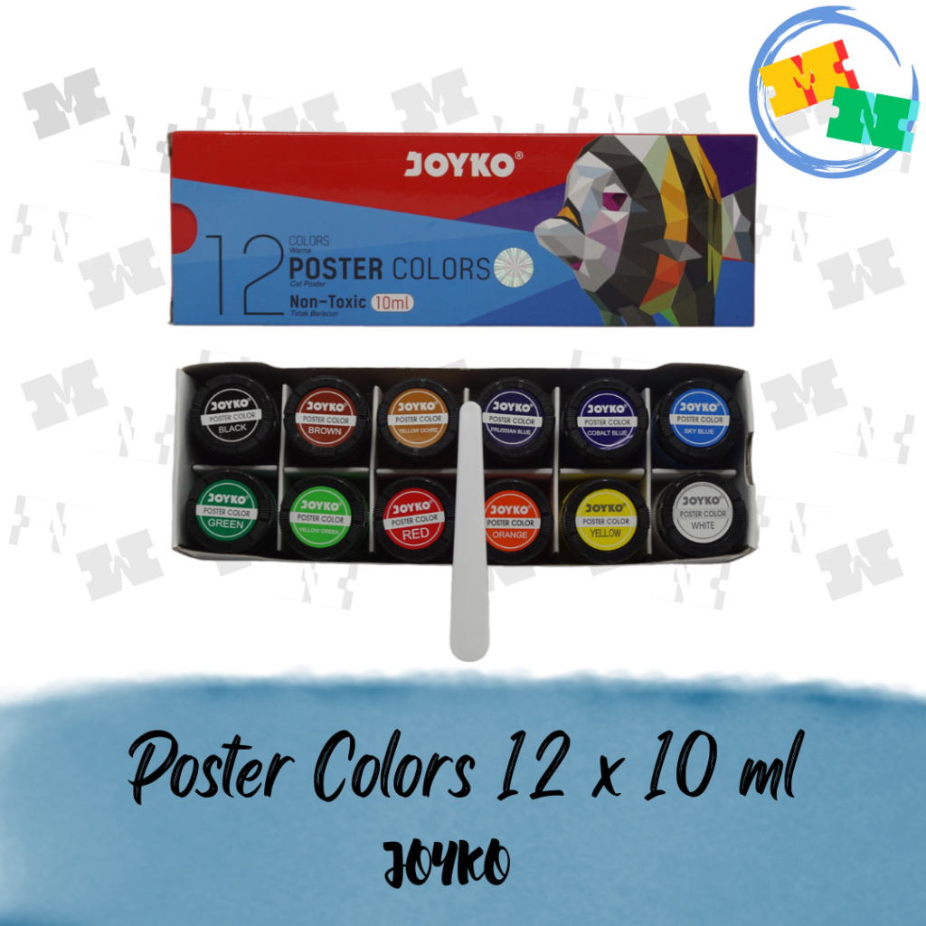 

Cat Poster Set JOYKO Poster Color 12 Warna 10 ml