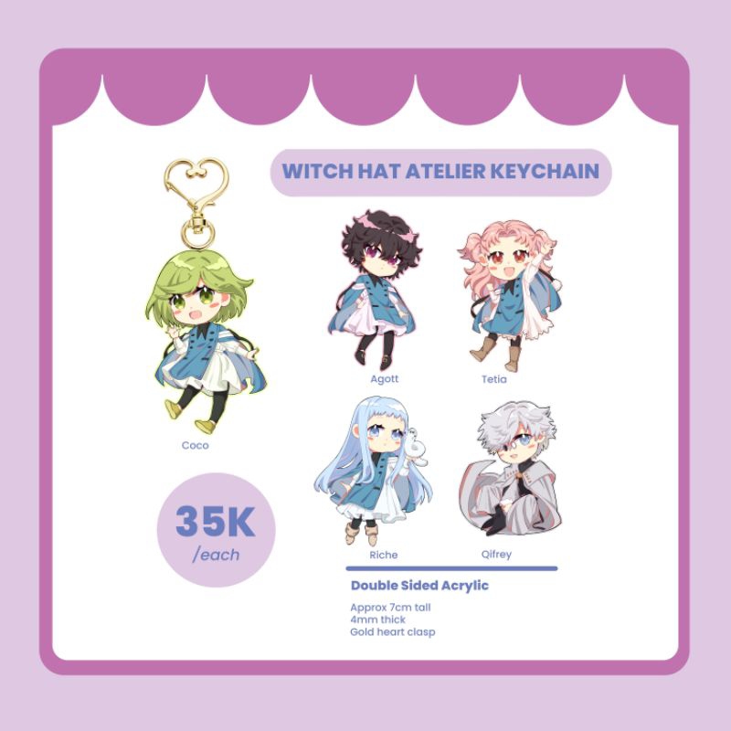 Witch Hat Atelier Acrylic Keychain