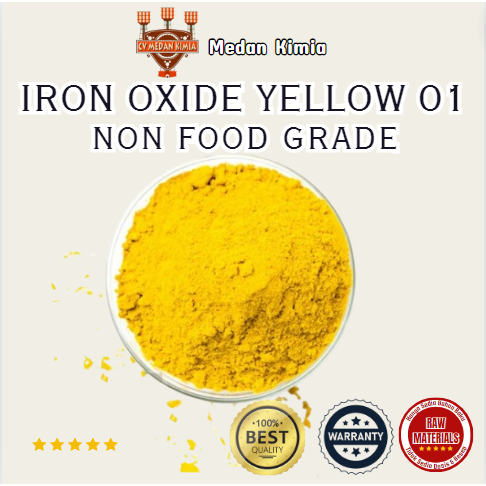 Iron Oxide Yellow Kuning 1 KG Murah Meriah Iron Oxide Warna Kuning