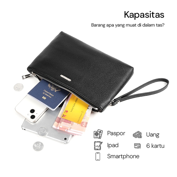 official honyan man gold tas pria tas clutch pria import branded original waterproof tas tangan man