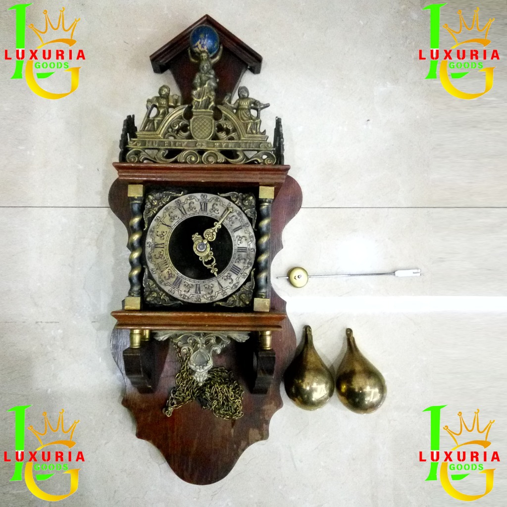 BARANG ANTIK JAM DINDING BIMBAM (UNITED CLOCK WORK/UCW) - Berfungsi