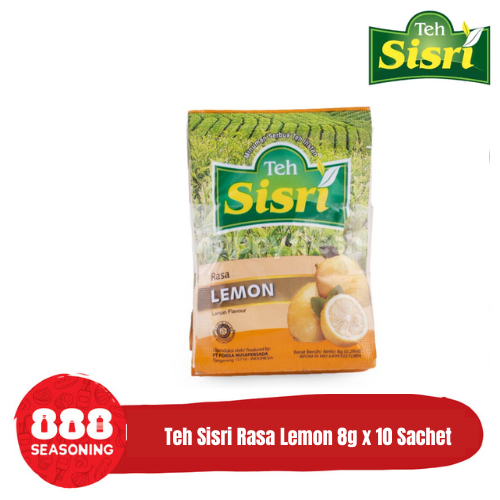 

Teh Sisri Lemon Flavour 10 Sachet