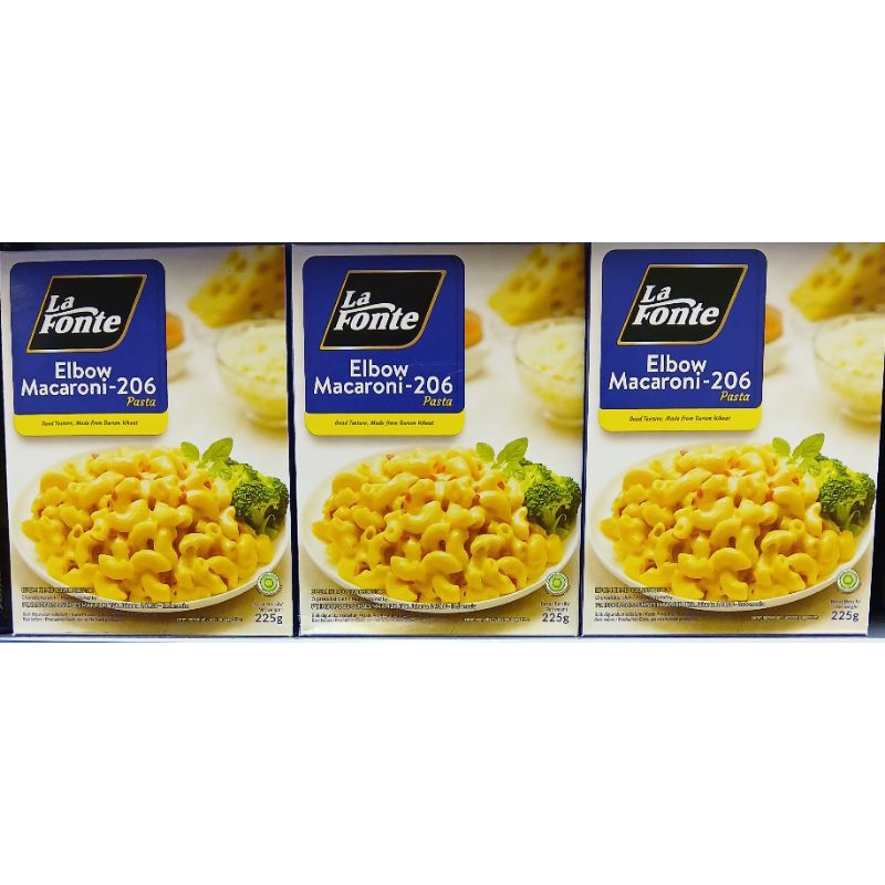 

Pasta LA FONTE Elbow Macaroni-206 225g - HM, HK