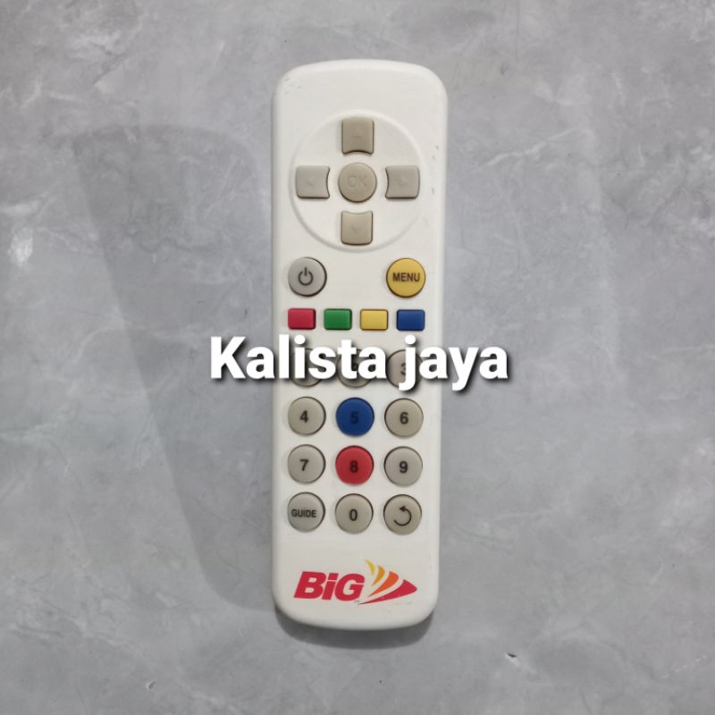REMOTE RECEIVER PARABOLA BIG TV ORIGINAL ASLI