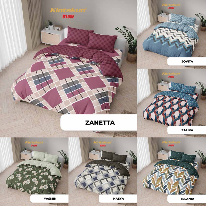 Bedcover + Sprei Rumbai Kintakun D’luxe 180x200 / Bedcover Dluxe