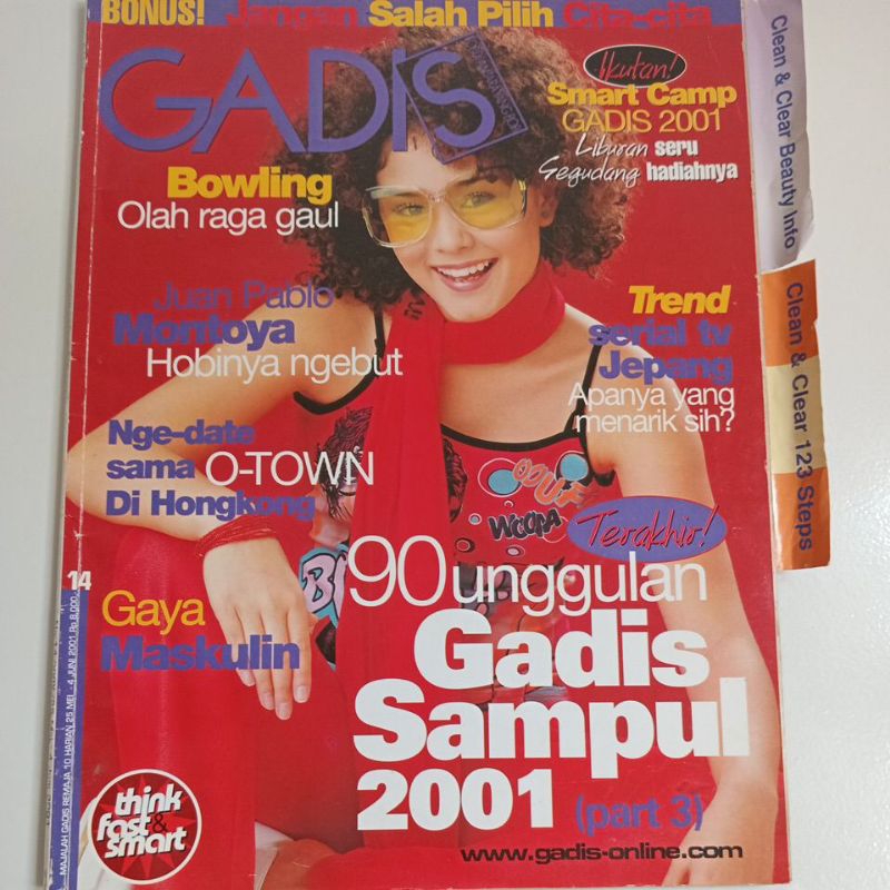 Majalah Gadis Tahun 2001 Cover Rani Usher