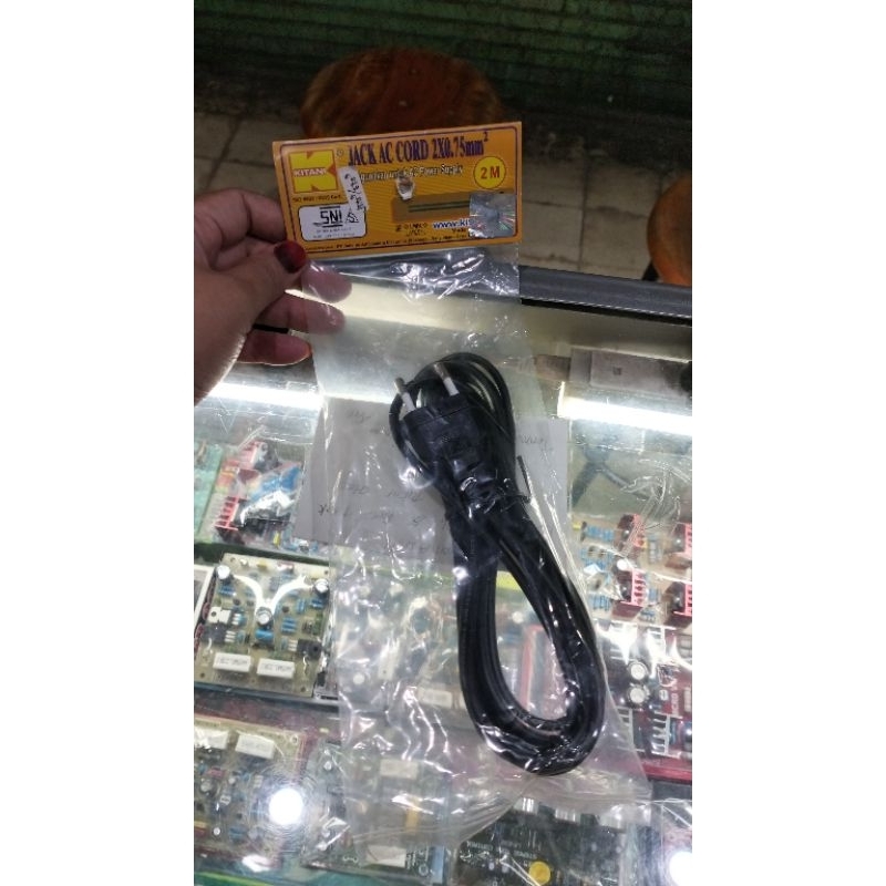 kabel jack ac cord2x0,75mm(buntung kitani)