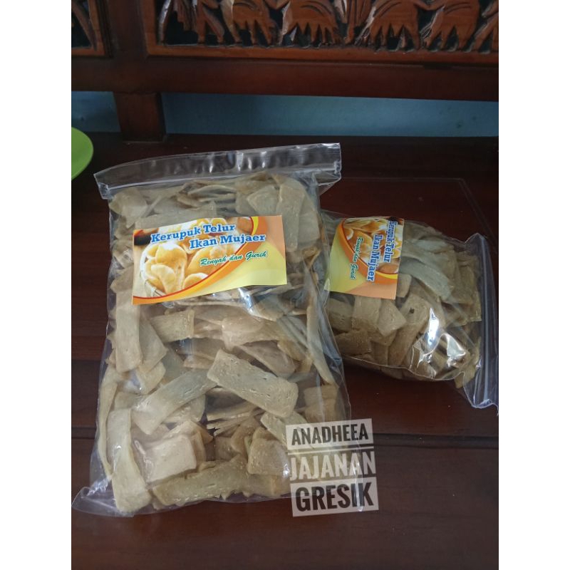 

Krupuk Mentah Telur Mujaer