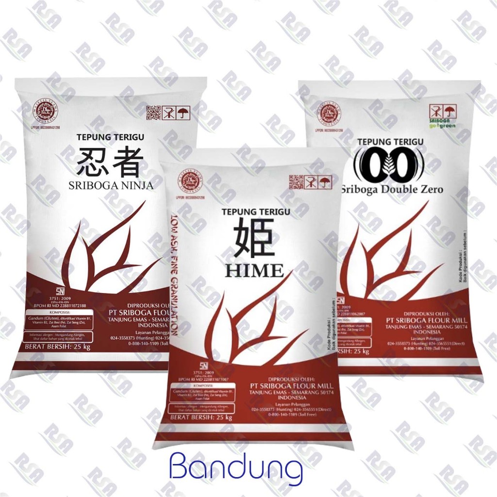 

Tepung Terigu Sriboga Karung 25 Kg