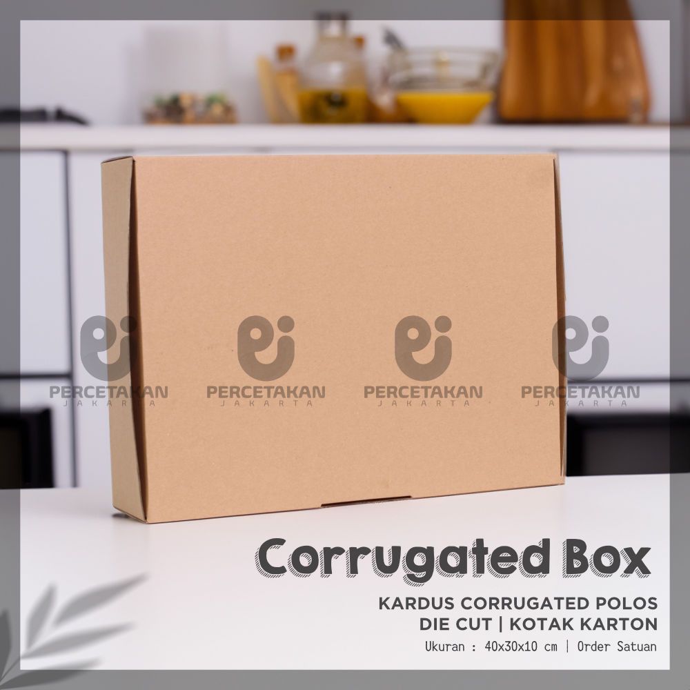 

Kardus Corrugated 40x30x10 CM | Die Cut | Kotak Karton | Box Packing Souvenir Pizza