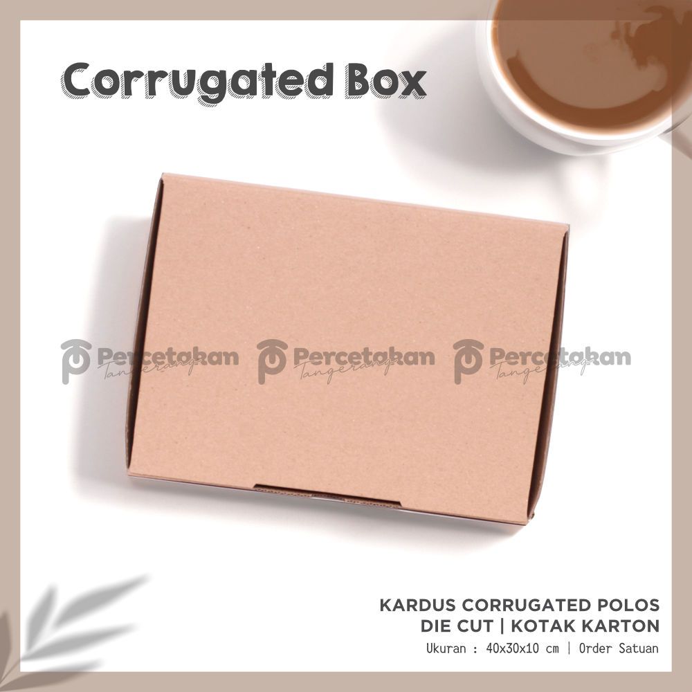 

Kardus Corrugated 40x30x10 CM | Die Cut | Kotak Karton | Box Packing Souvenir Pizza
