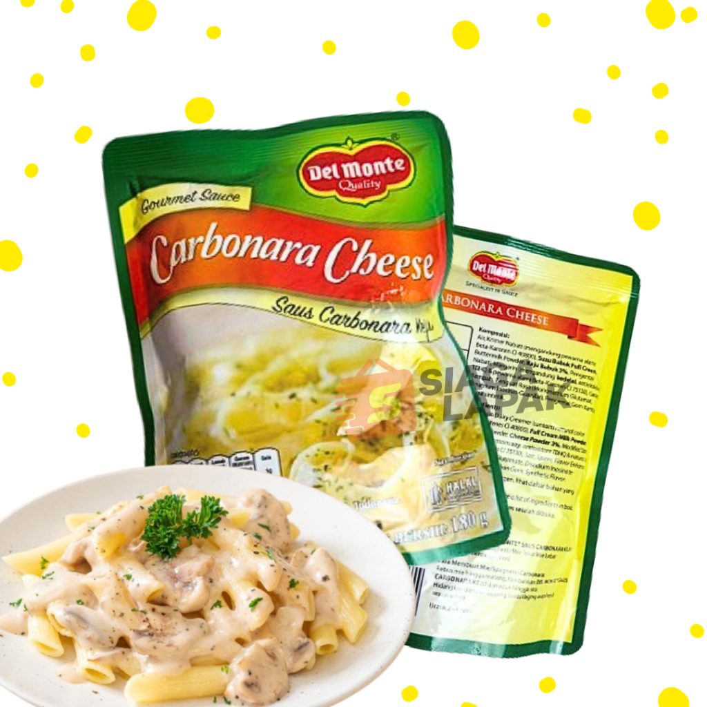 

Saus Carbonara KEJU Cheese 180gr Del Monte Sauce