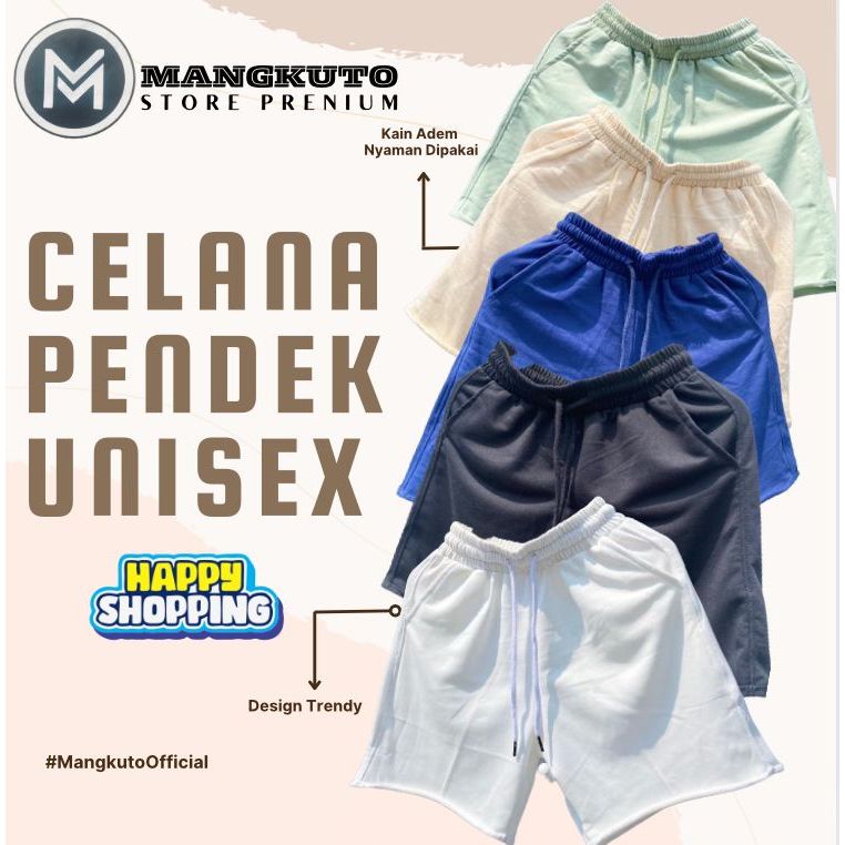 TAN BestSeller !!!!! Outfit Celana Pendek Distro Orinal keren pria & wanita pantai Unisex Bahan