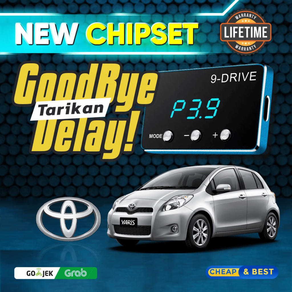 9 Drive Toyota Yaris "Bakpao" Piggyback Race Chip Throttle Controller ECU Remap