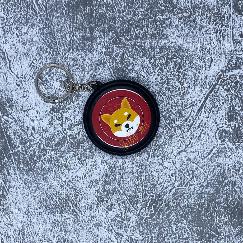 Bakulanku1717 Gantungan Kunci Crypto "Shiba Inu" - Keychain Crypto/ Shiba Inu / Ganci Crypto Shiba
