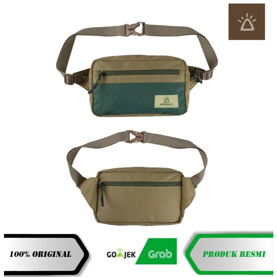 Tas Selempang Ammossi Dario Waist Bag Khaki