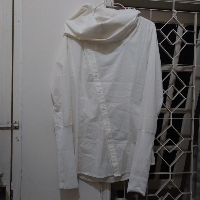 UNPLUGGED MUSEUM funnel shirt ala rick owens